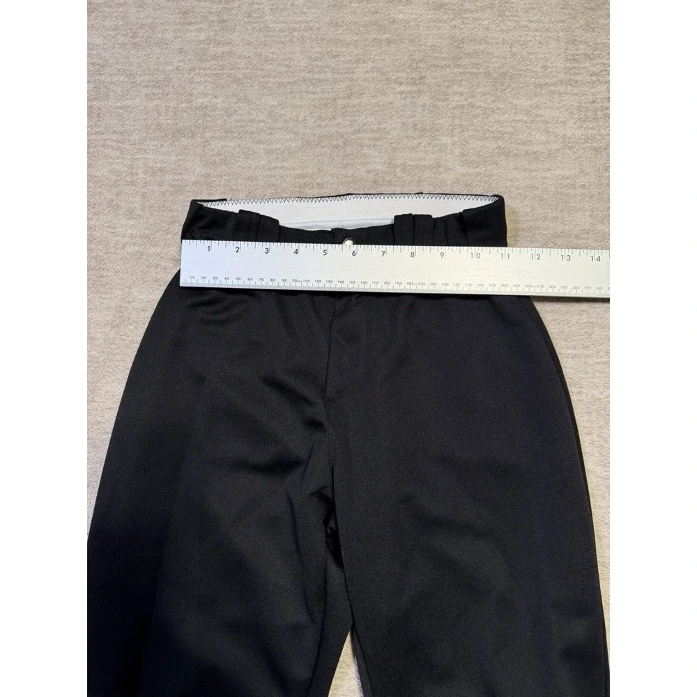 Alleson Athletic Elastic Leg Baseball Pants Black Womens Size S RN#80185